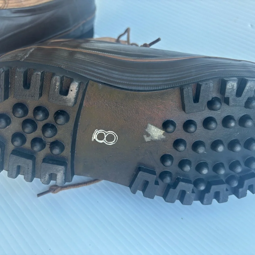 Lacrosse Brown and Black Rain & Snow‎ Boots with Waterproof Design